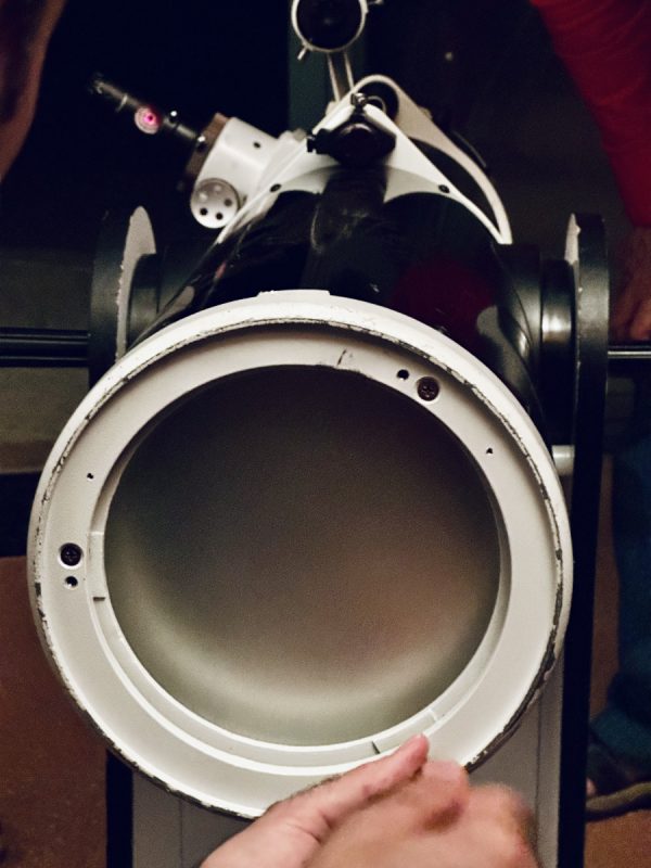 Colimando un telescopio.