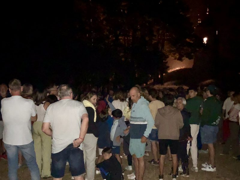 Actividad en Acebedo el 11 de agosto de 2024.