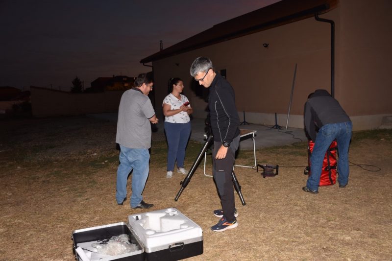 Actividad en Villamartín de Don Sancho el 14 de agosto de 2024.