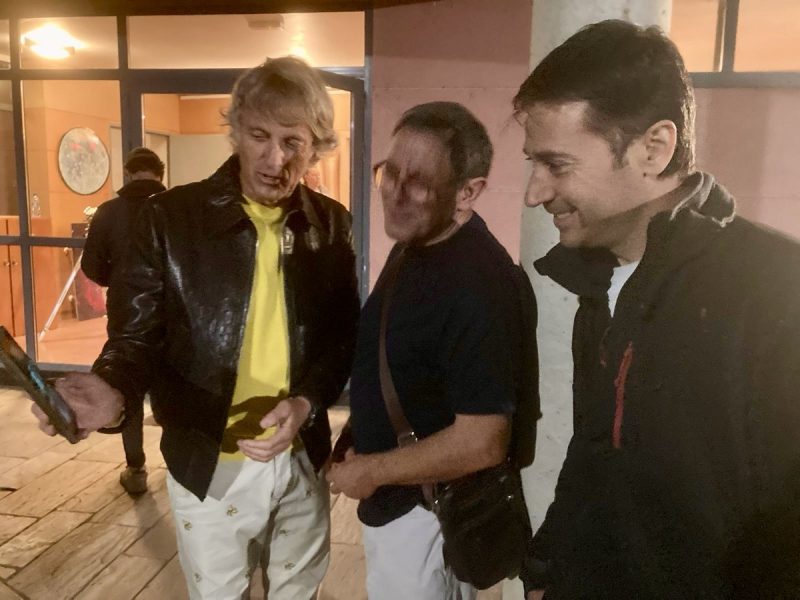 Visita de Jesús Calleja al observatorio.