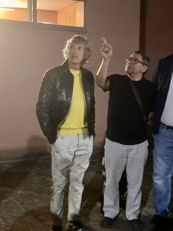 Visita de Jesús Calleja al observatorio.