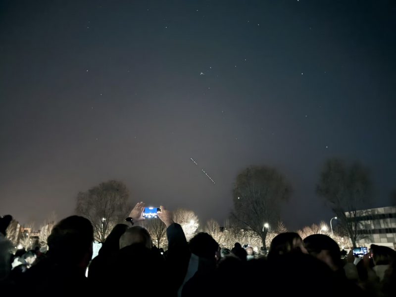 Observación pública de la alineación planetaria en León.