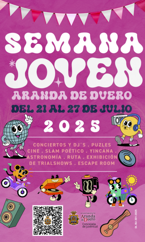 Cartel de la actividad organizada por Aranda de Duero (2025)