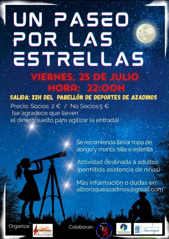 Cartel de la actividad en Azadinos (2025)