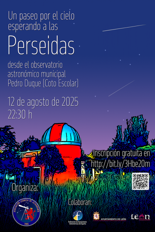 Cartel de las Perseidas 2025