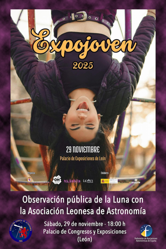 Cartel actividad en Expojoven 2025